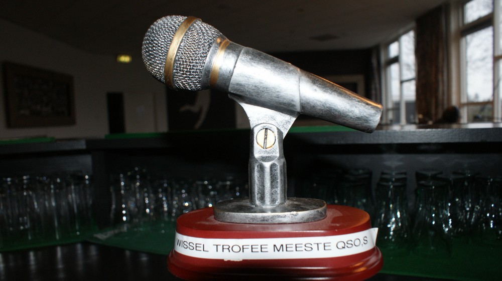 Dit jaar gaat de trofee naar de man die het meeste pech had.
